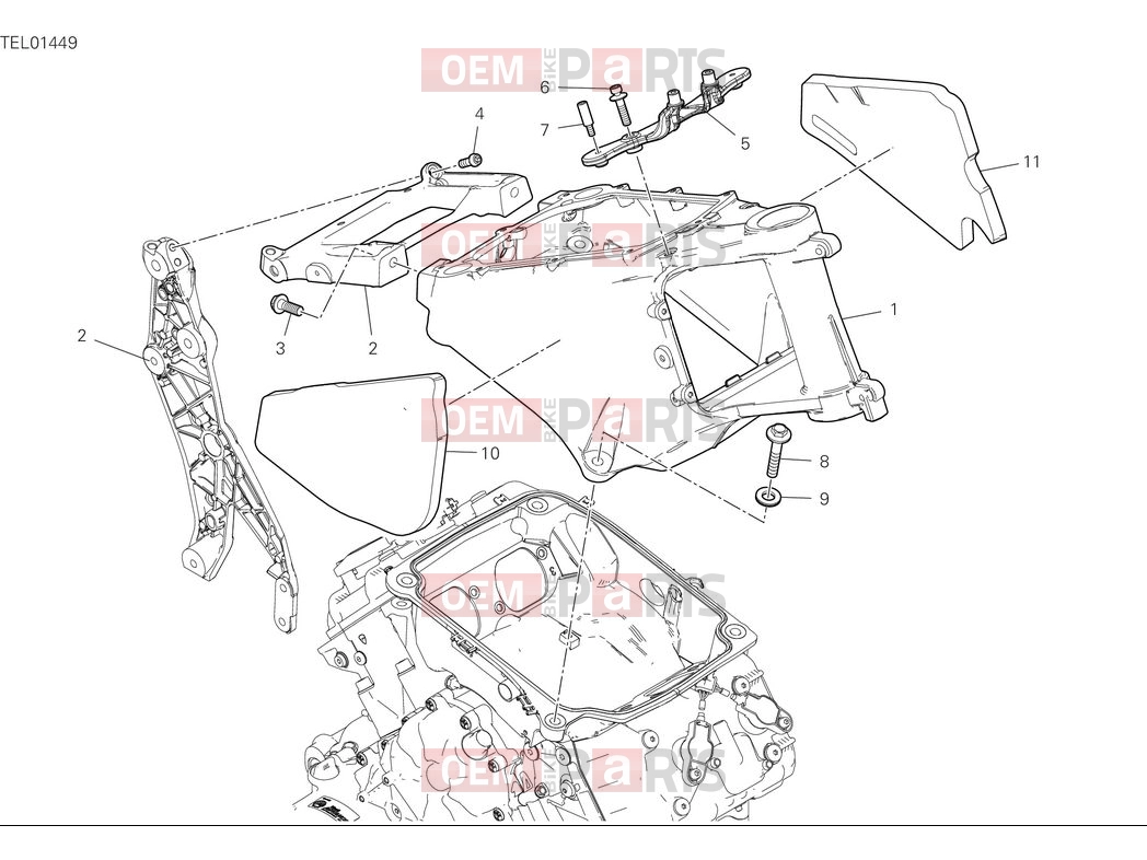 DUCATI 2025 Multistrada V4 Frame