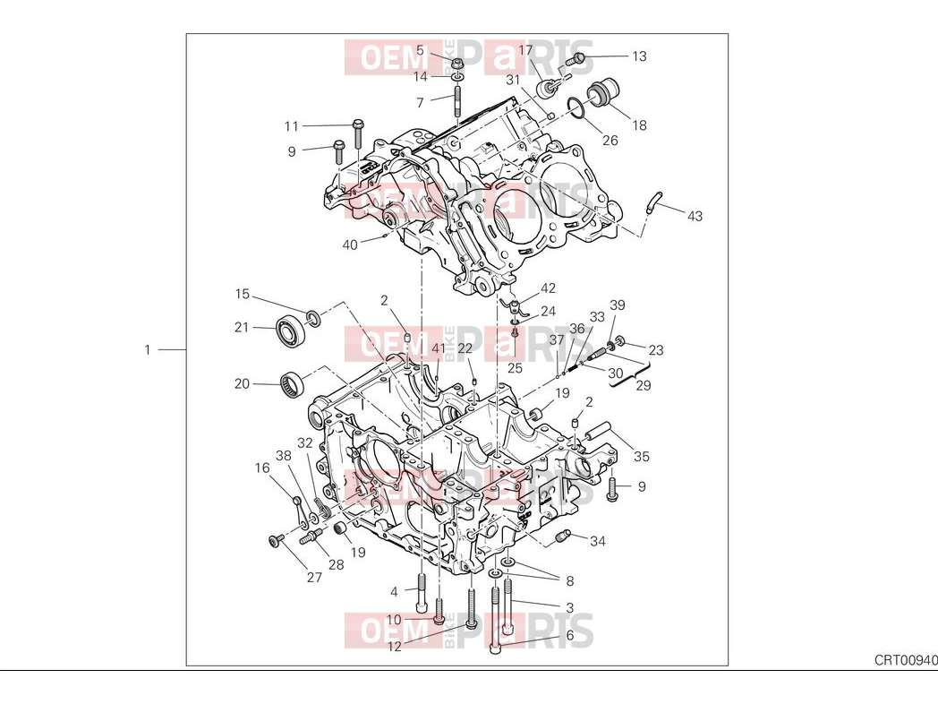 DUCATI 2025 Multistrada V4 Crankcase