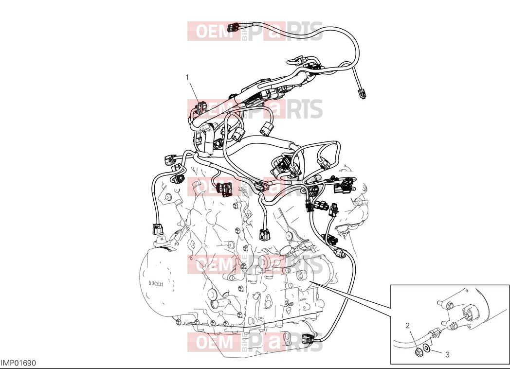 DUCATI 2025 Multistrada V4 Engine electric system