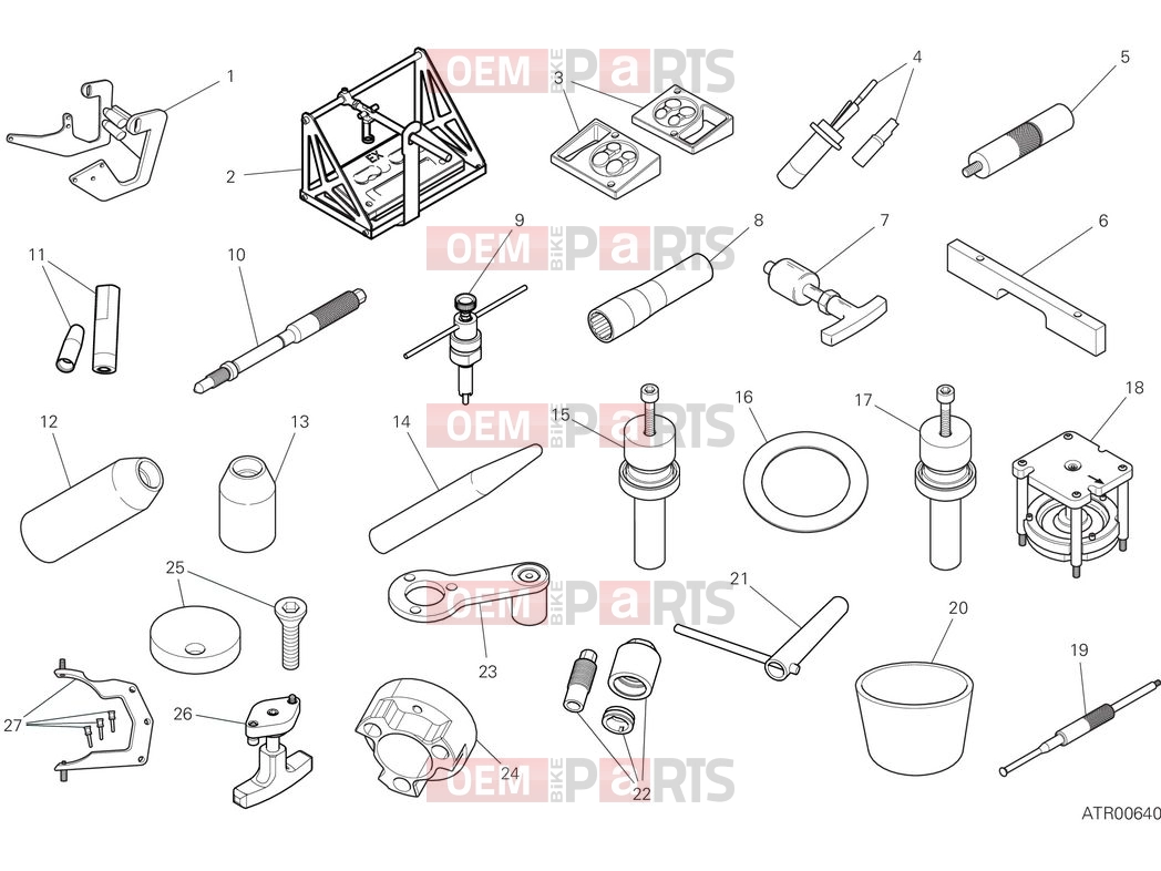 DUCATI 2025 Multistrada V2 S Workshop service tools (1)