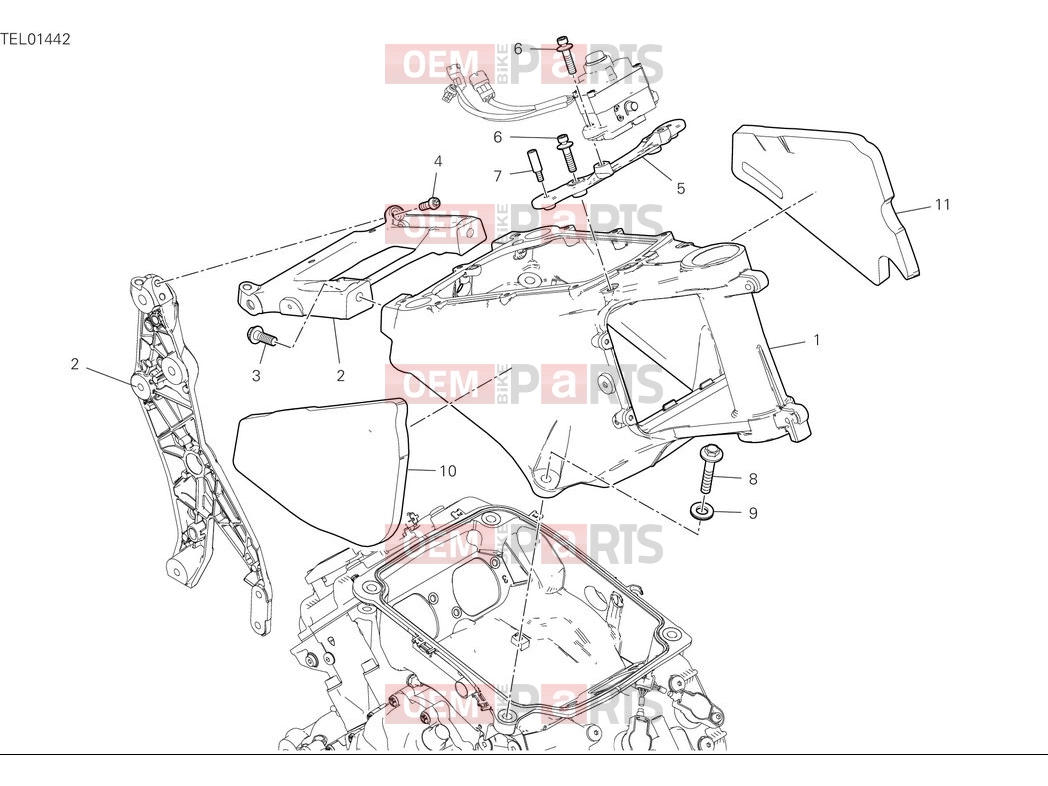DUCATI 2025 Multistrada V4 S Frame
