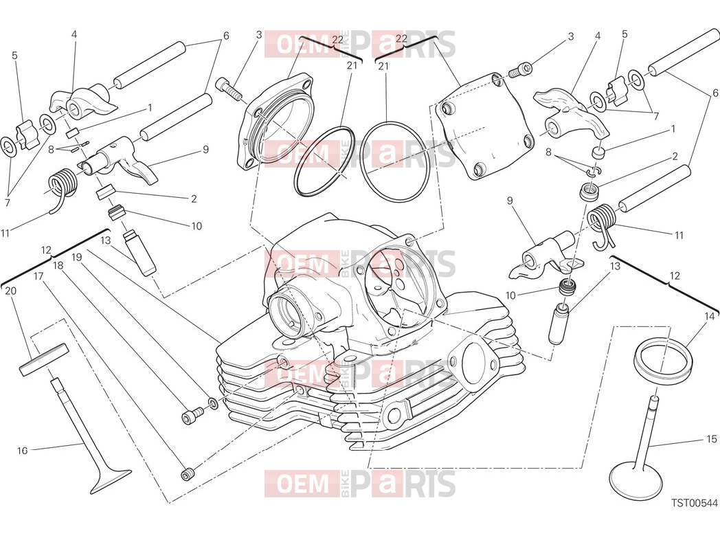 DUCATI 2025 Scrambler Nightshift Vertical cylinder head