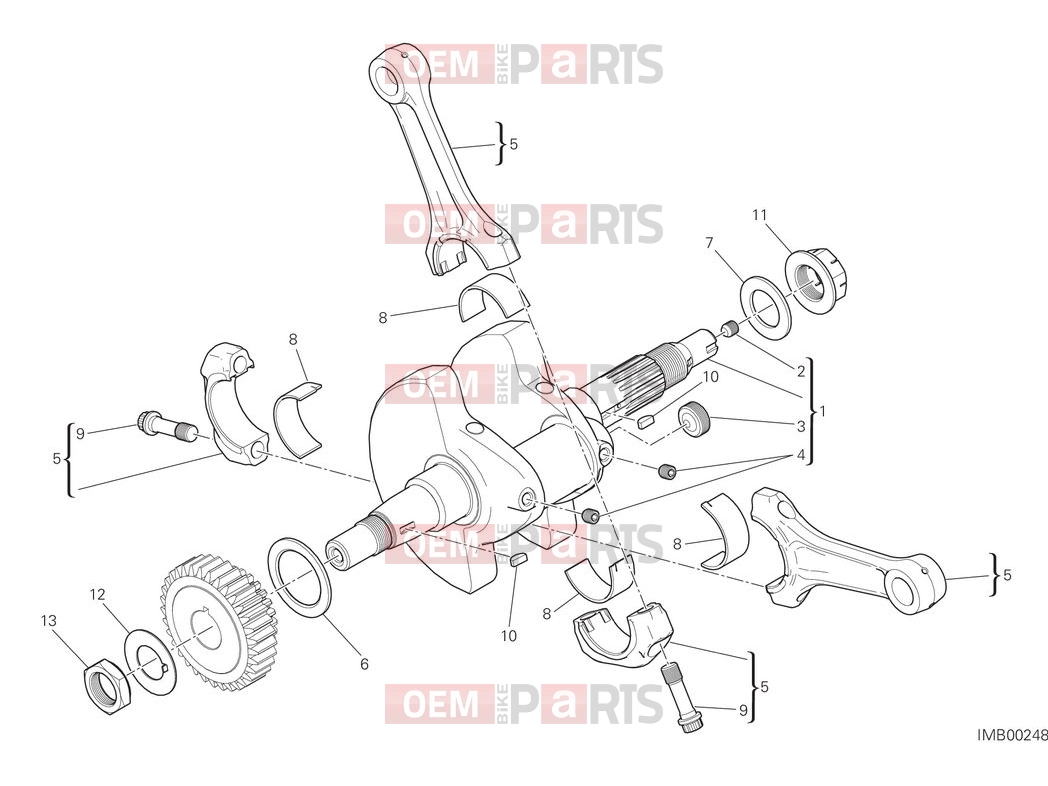 DUCATI 2025 Scrambler Nightshift Crankshaft