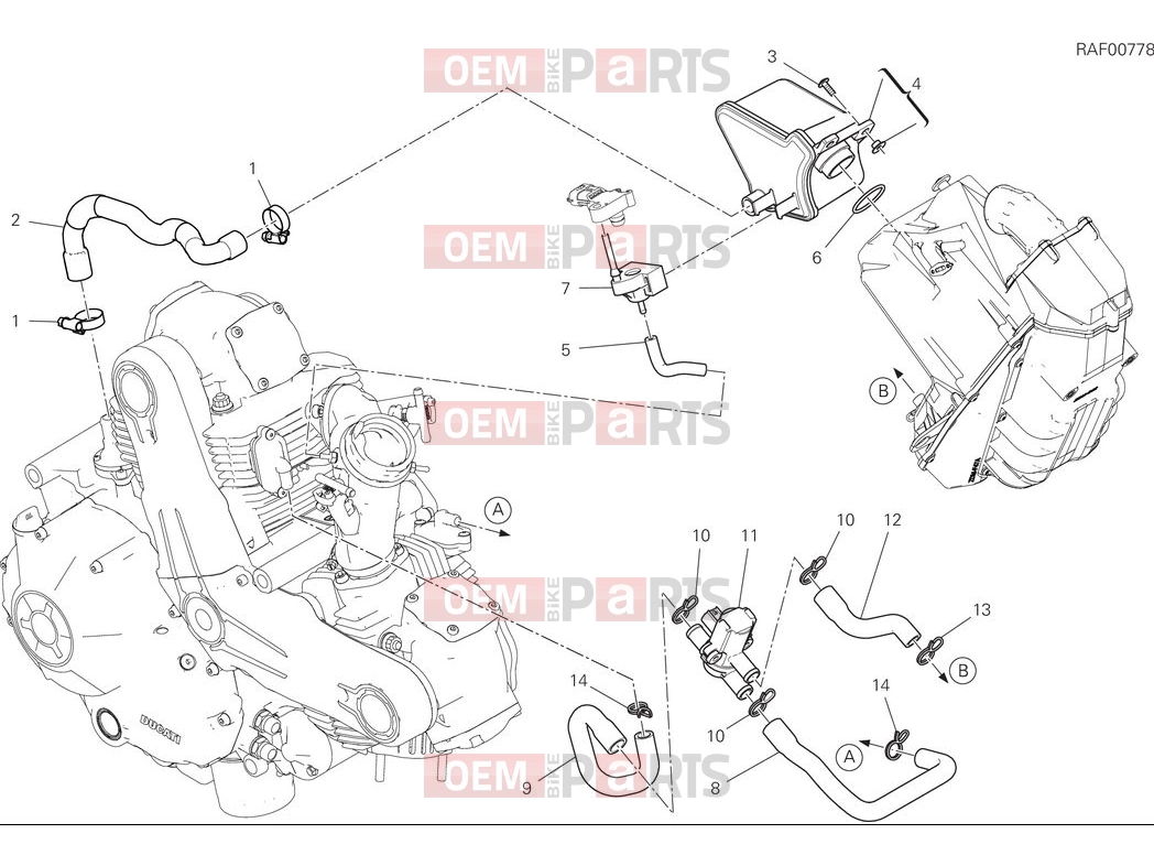 DUCATI 2025 Scrambler Nightshift Secondary air system
