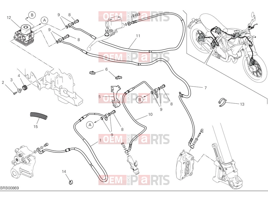 DUCATI 2025 Scrambler Nightshift Antilock brake system (ABS)