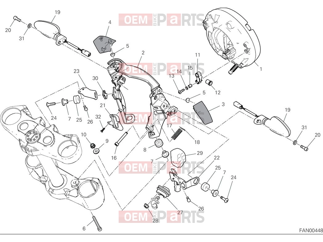 DUCATI 2025 Scrambler Nightshift Headlight & turn indicators (2)