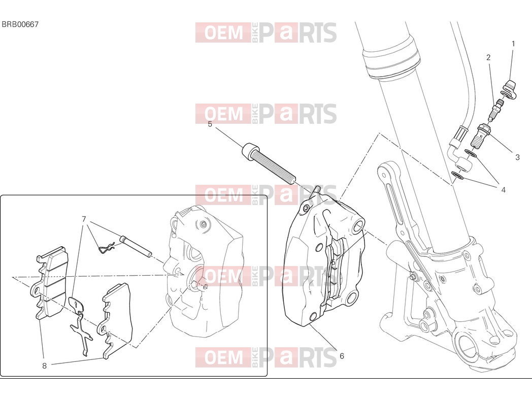 DUCATI 2025 Scrambler Nightshift Front brake system