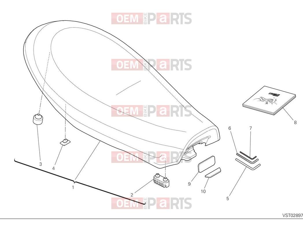 DUCATI 2025 Scrambler Nightshift Seat