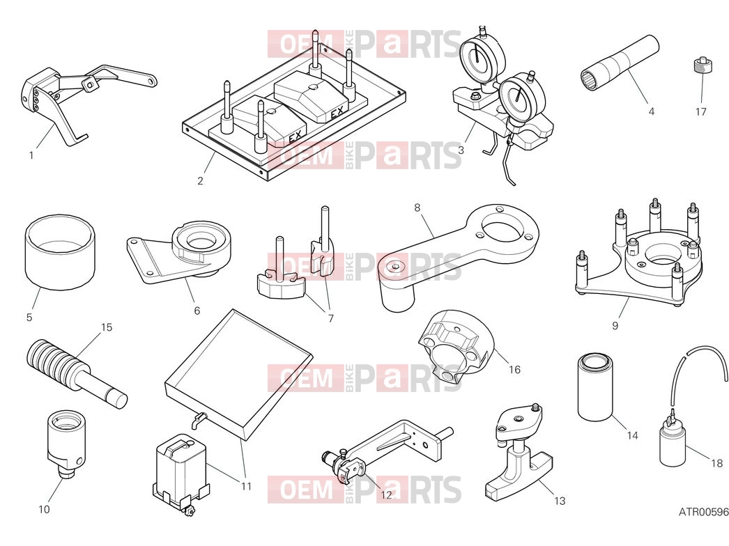 DUCATI 2025 Streetfighter V4 Workshop service tools - engine (1)