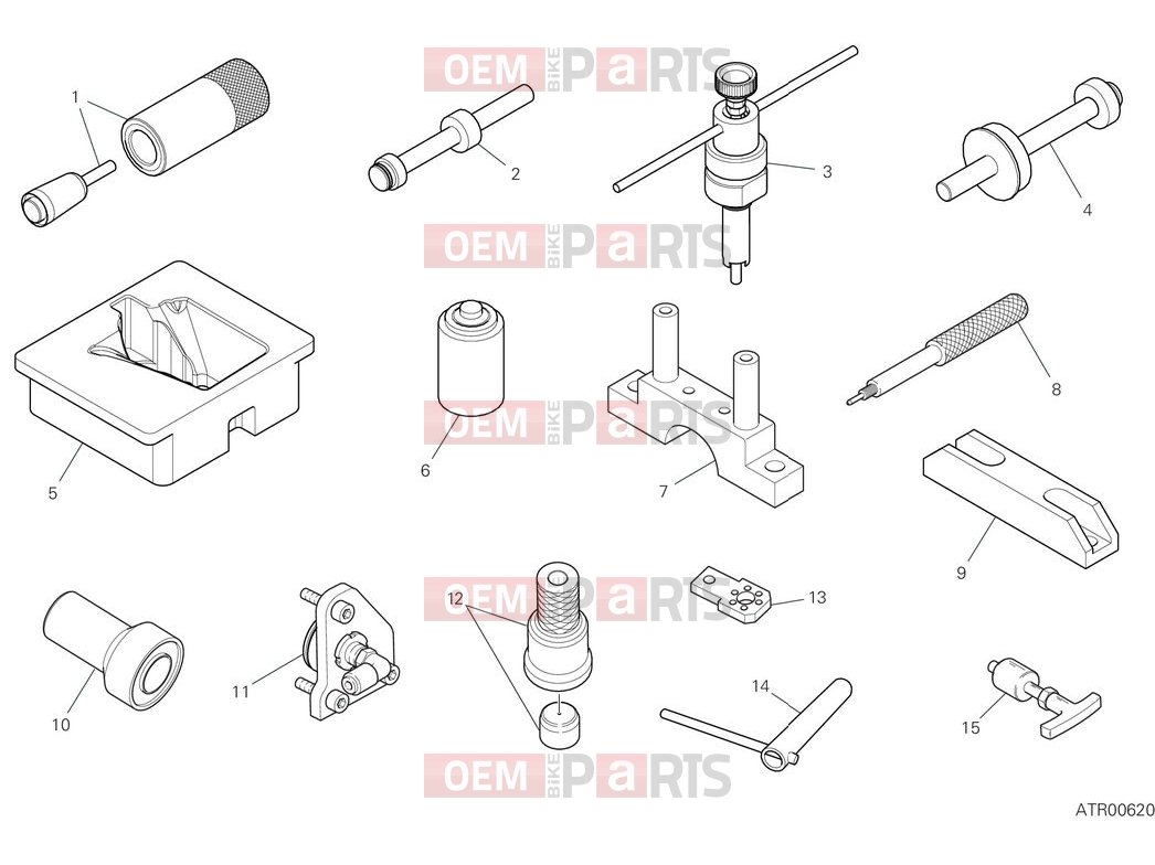 DUCATI 2025 Streetfighter V4 Workshop service tools - engine (2)