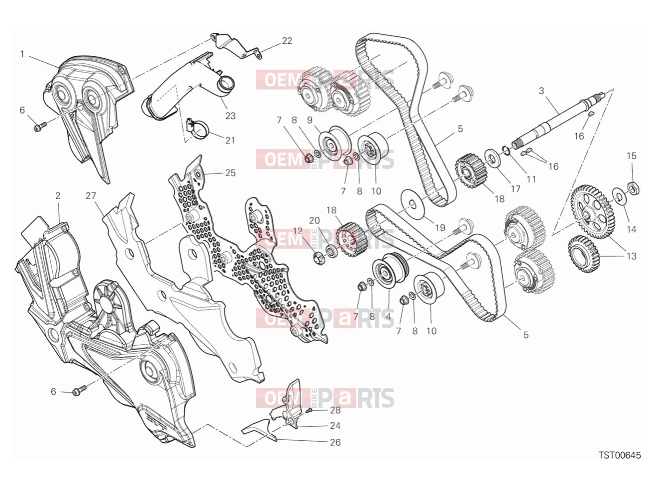 DUCATI 2019  Diavel 1260 TIMING SYSTEM
