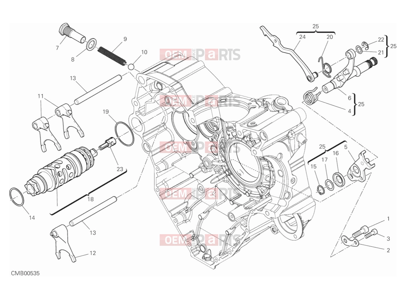 DUCATI 2019  Diavel 1260 SHIFT CAM & FORK