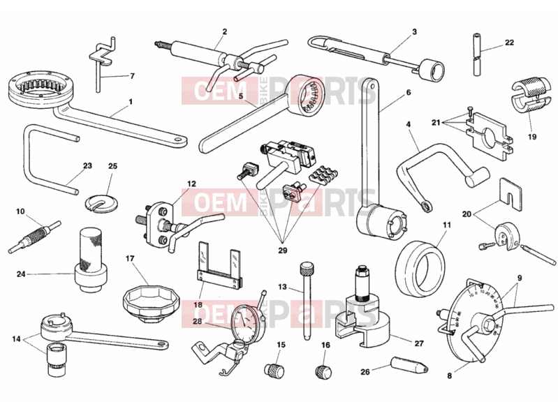 DUCATI 1995 Monster 900 WORKSHOP SERVICE TOOLS » SPECIAL TOOLS