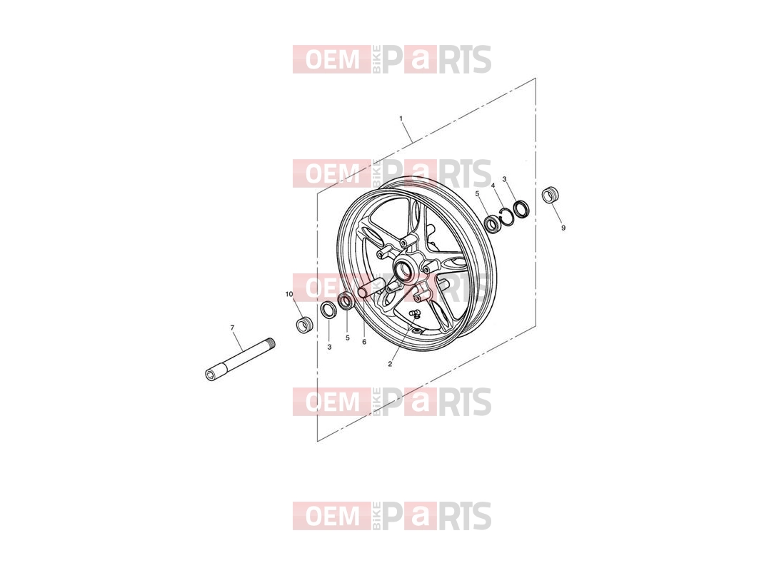 Triumph 2013 SPRINT GT Front Wheel