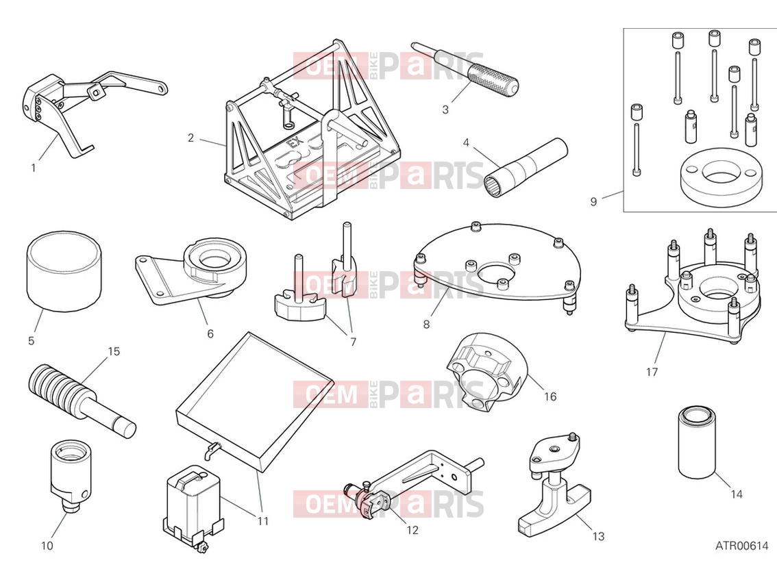 DUCATI 2024 Multistrada V4 Pikes Peak Workshop service tools