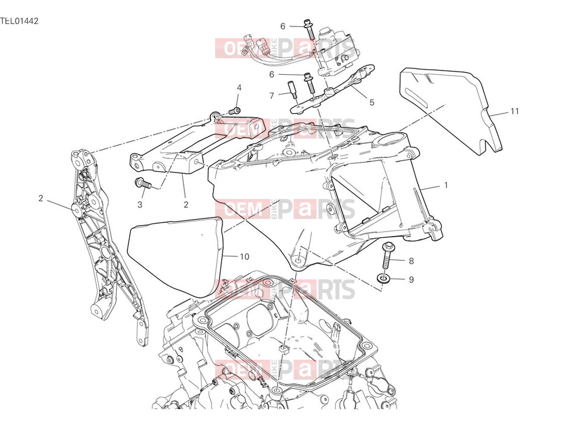 DUCATI 2022 Multistrada V4 Pikes Peak Frame