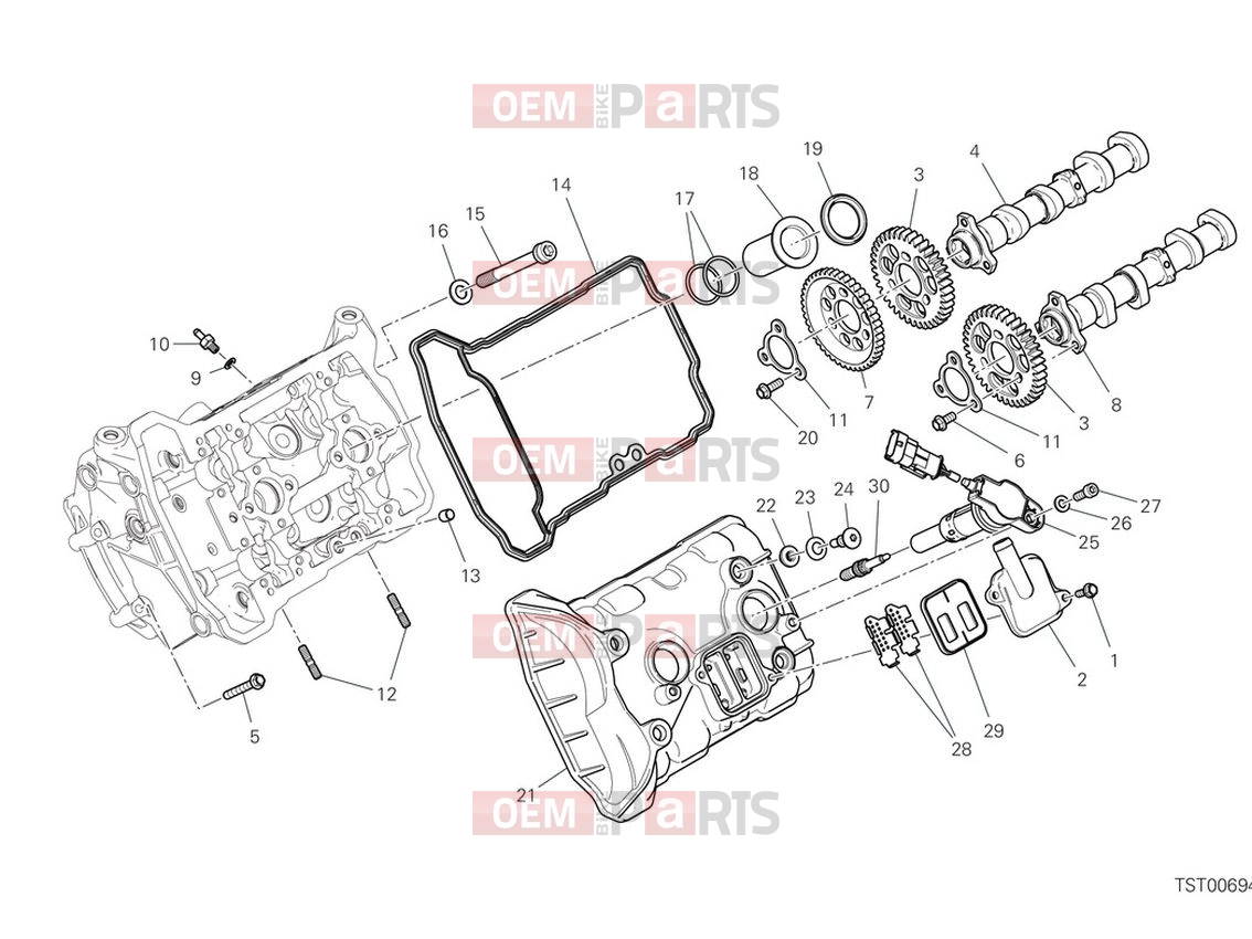 DUCATI 2022 Multistrada V4 Pikes Peak Front Timing System