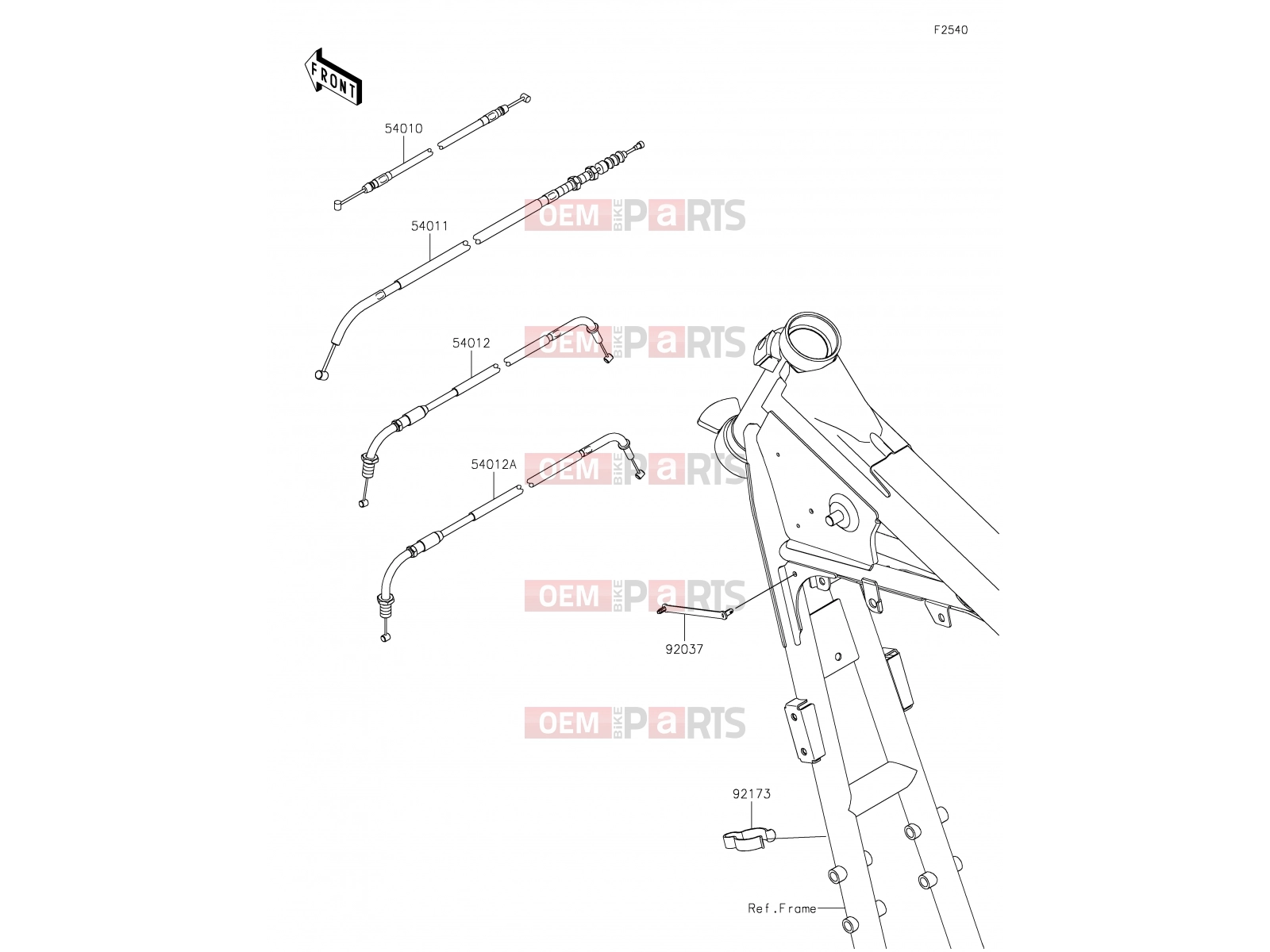 KAWASAKI 2021 49 Cables