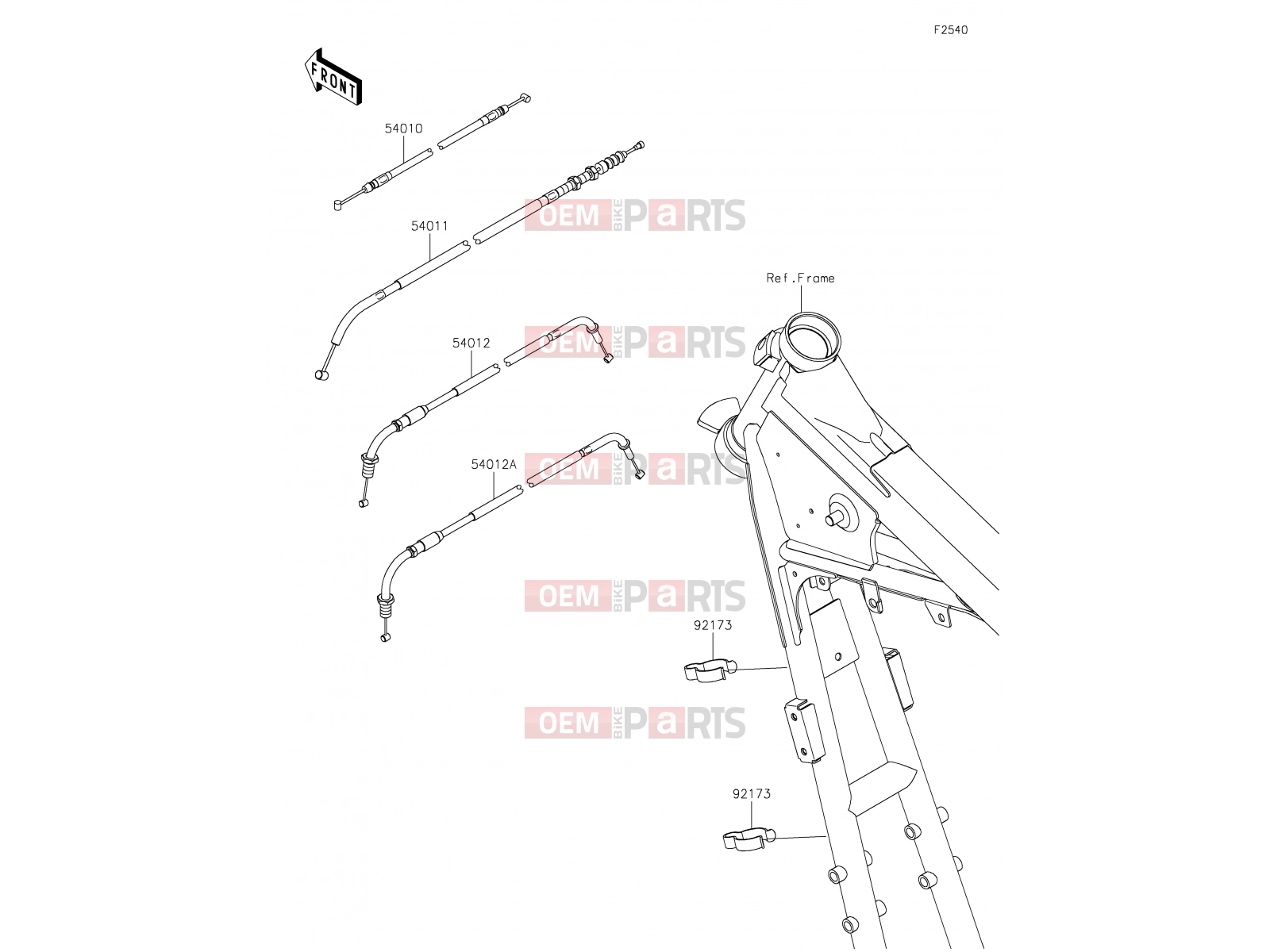 KAWASAKI 2021 49 Cables