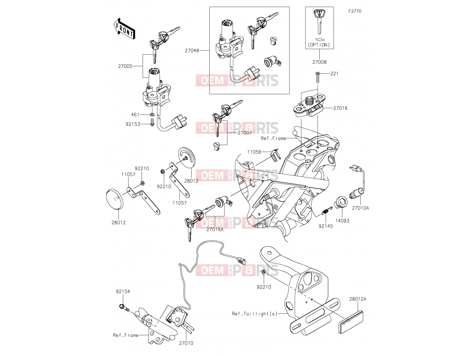 KAWASAKI 2021 55 Ignition Switch