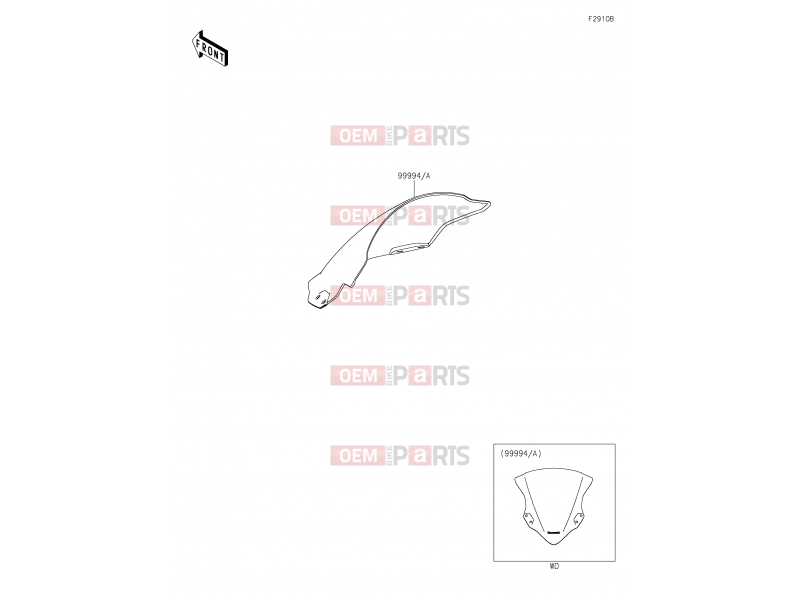 KAWASAKI 2021 70 Accessory(Windshield)