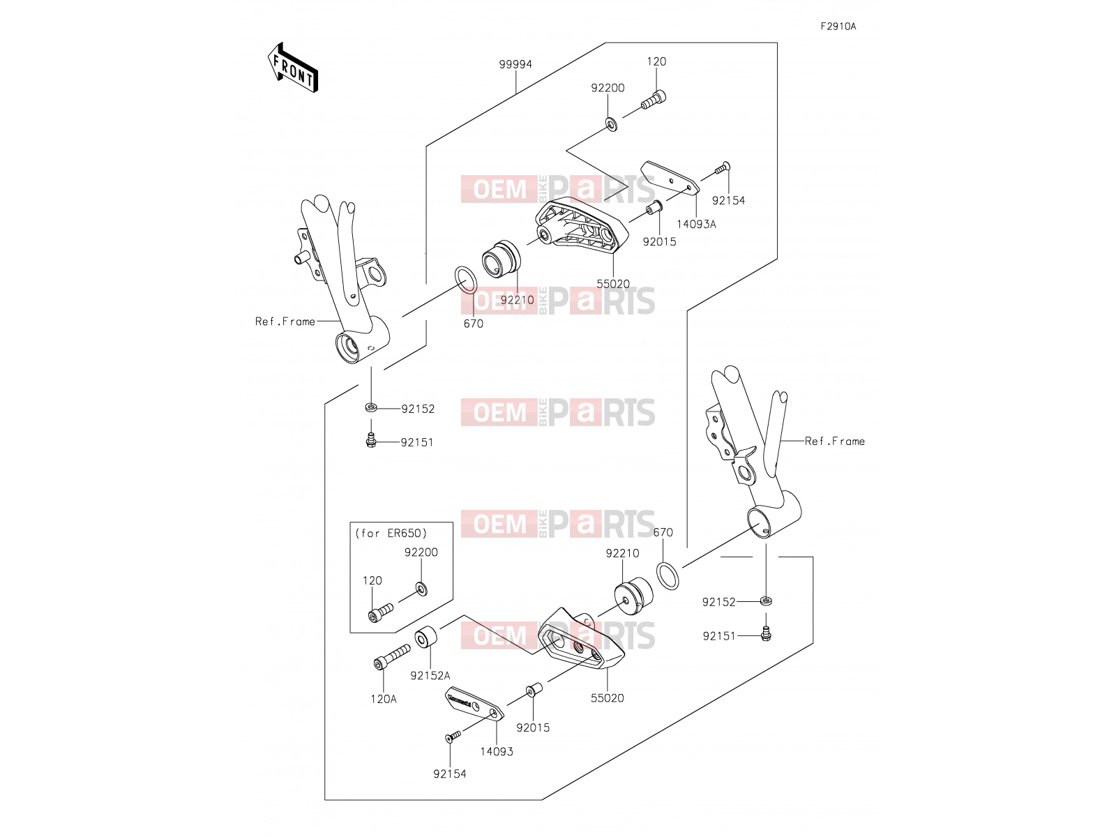 KAWASAKI 2021 69 Accessory(Frame Slider)