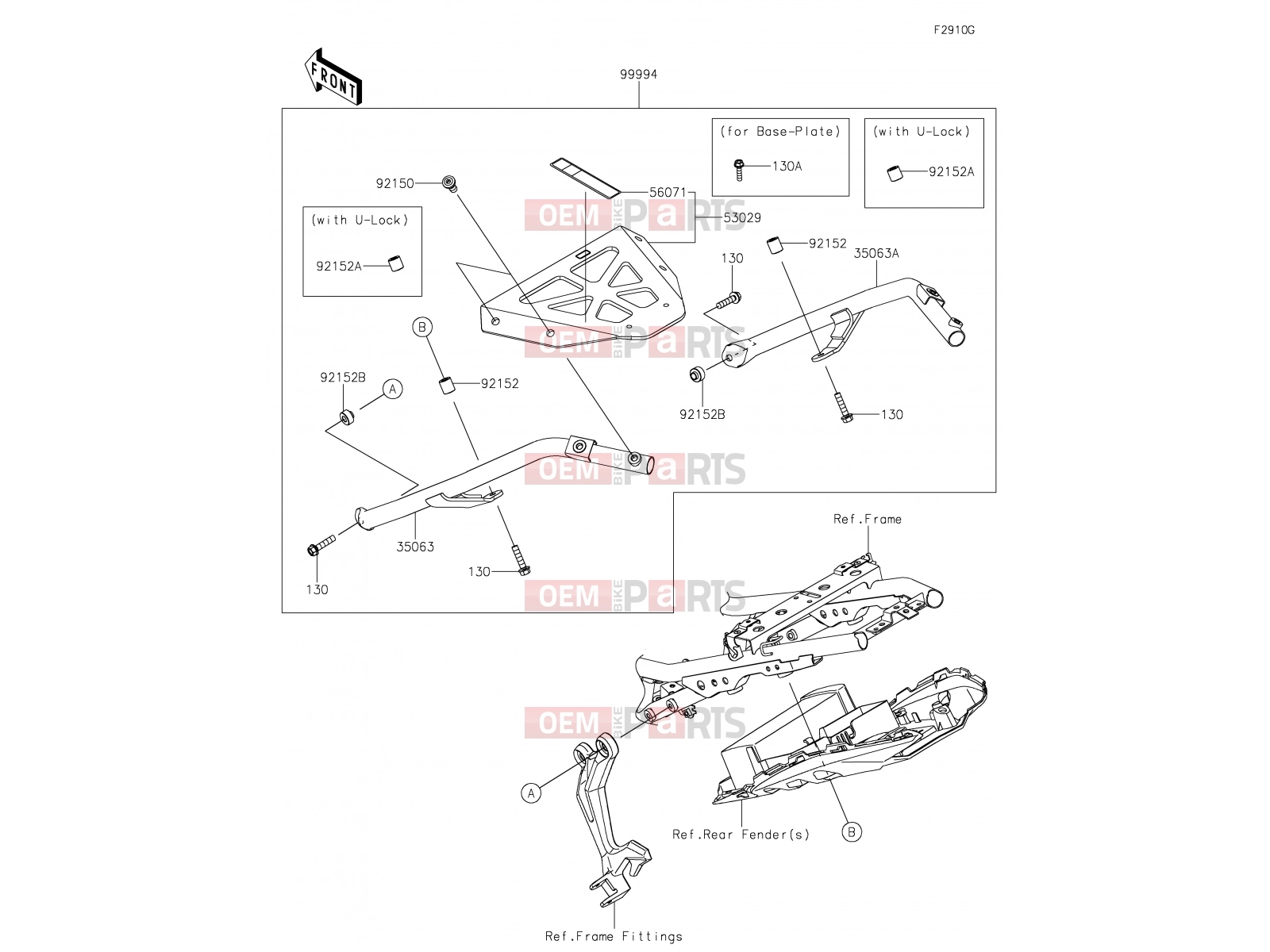 KAWASAKI 2021 75 Accessory(Topcase Bracket)