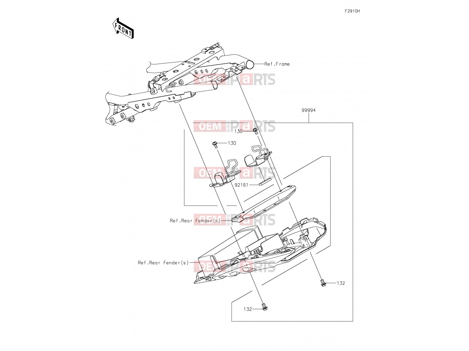 KAWASAKI 2021 76 Accessory(U-Lock Bracket)