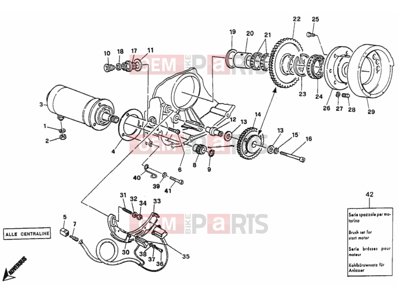 DUCATI 1994 Monster 600 GENERATOR - STARTING MOTOR » IGNITION SYSTEM