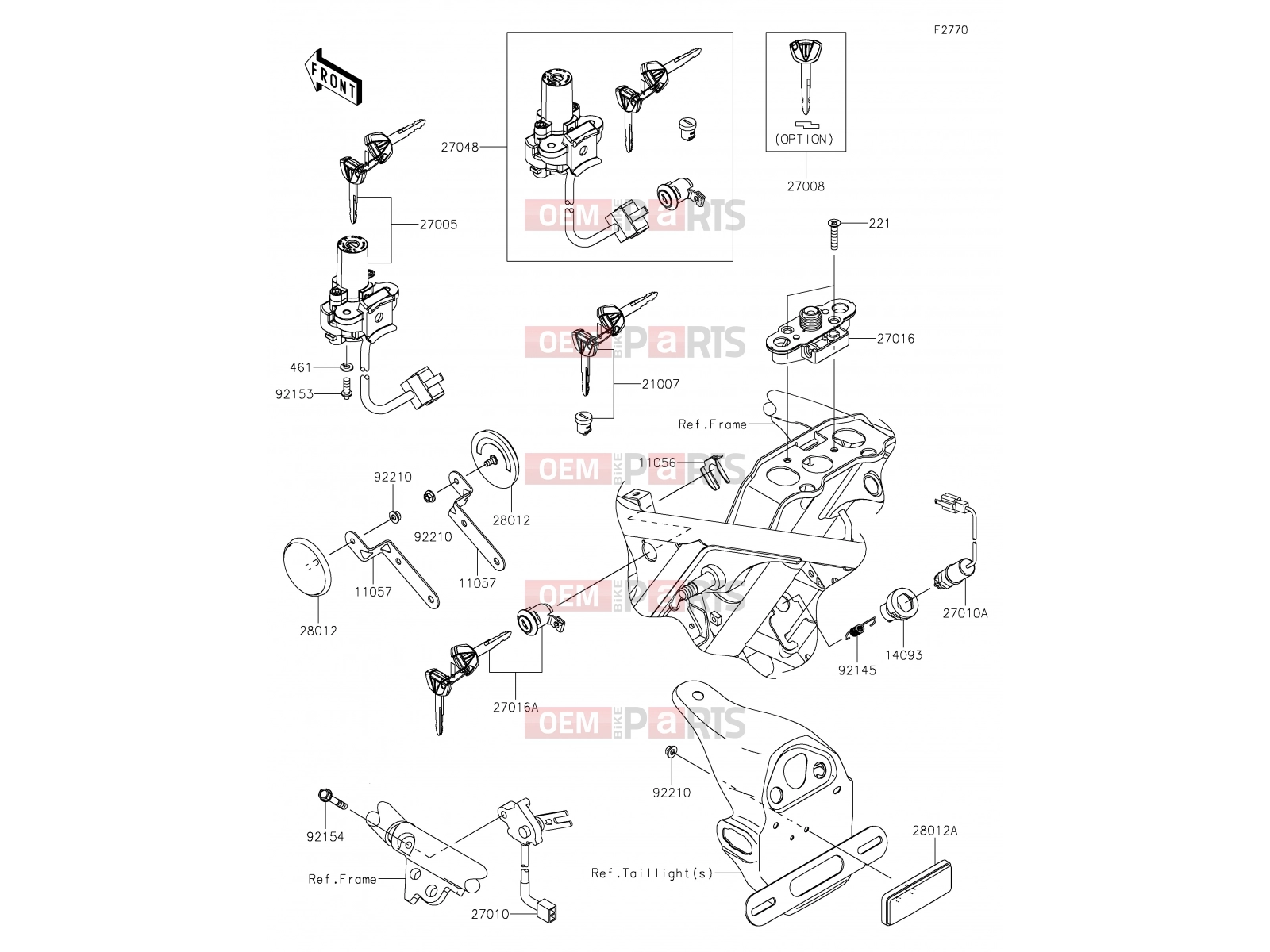 KAWASAKI 2020 55 Ignition Switch