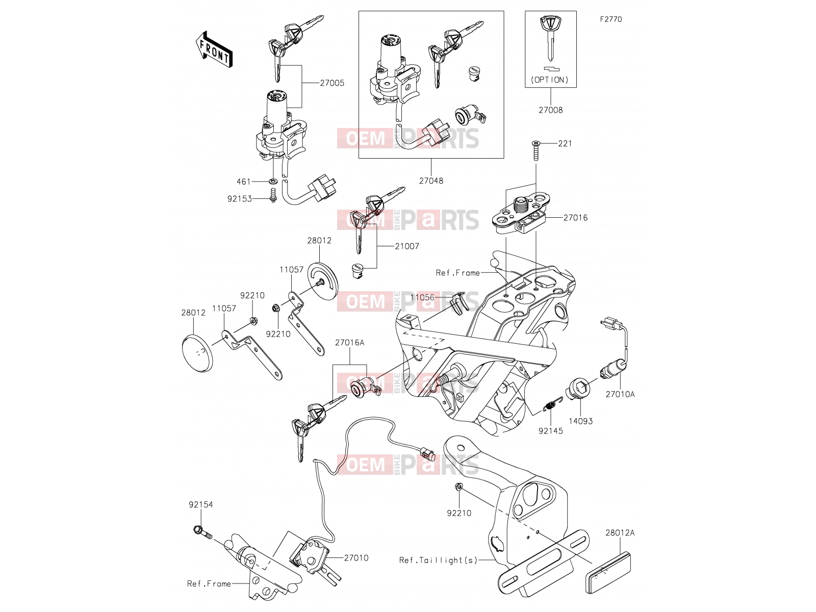 KAWASAKI 2020 55 Ignition Switch