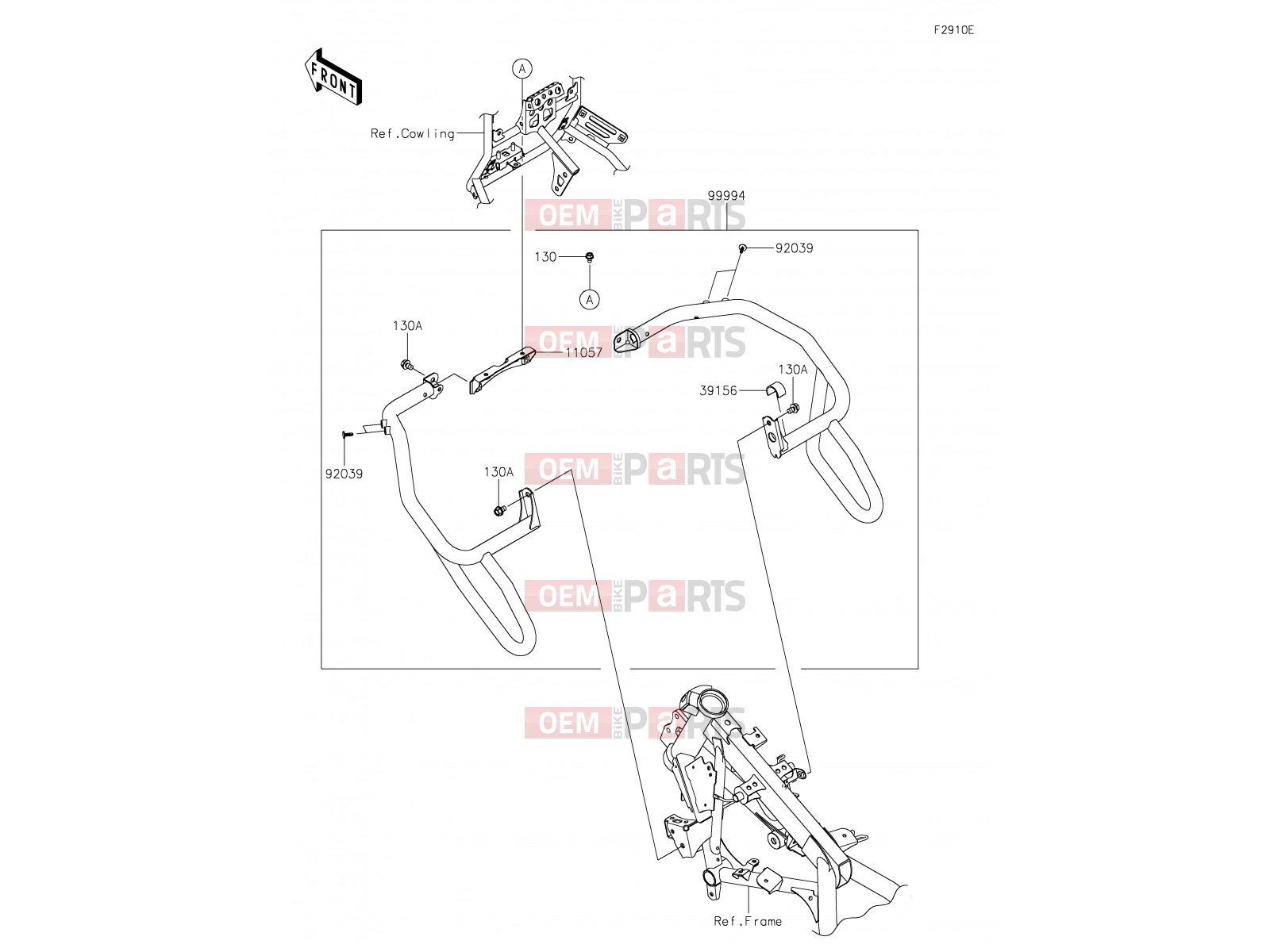 KAWASAKI 2020 71 Accessory(Engine Guard)