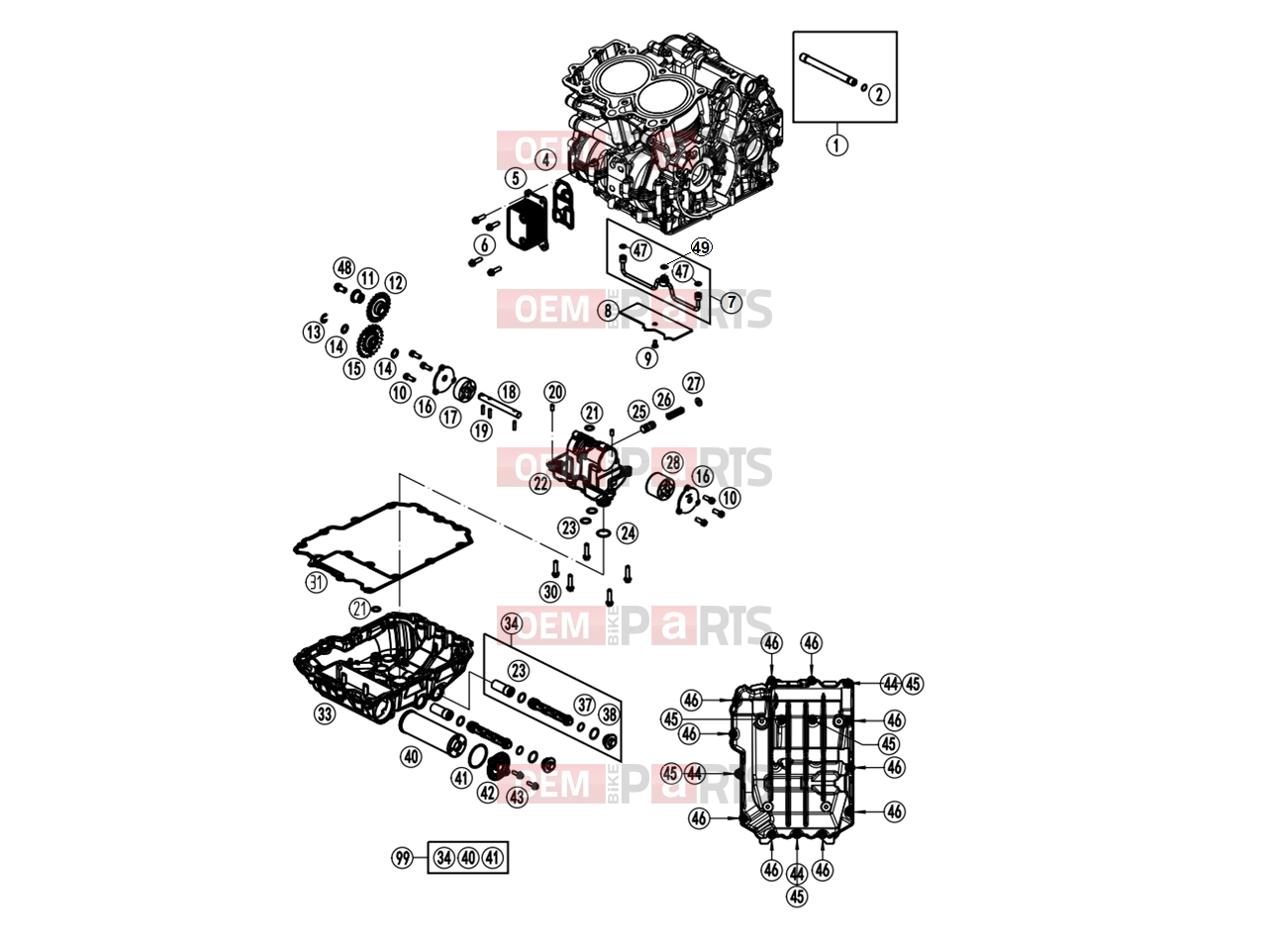 CFMOTO 2024 MOTORCYCLE 800 MT (CF800-5 EXPLORE [EU5] ) LUBRICATING SYSTEM - E07