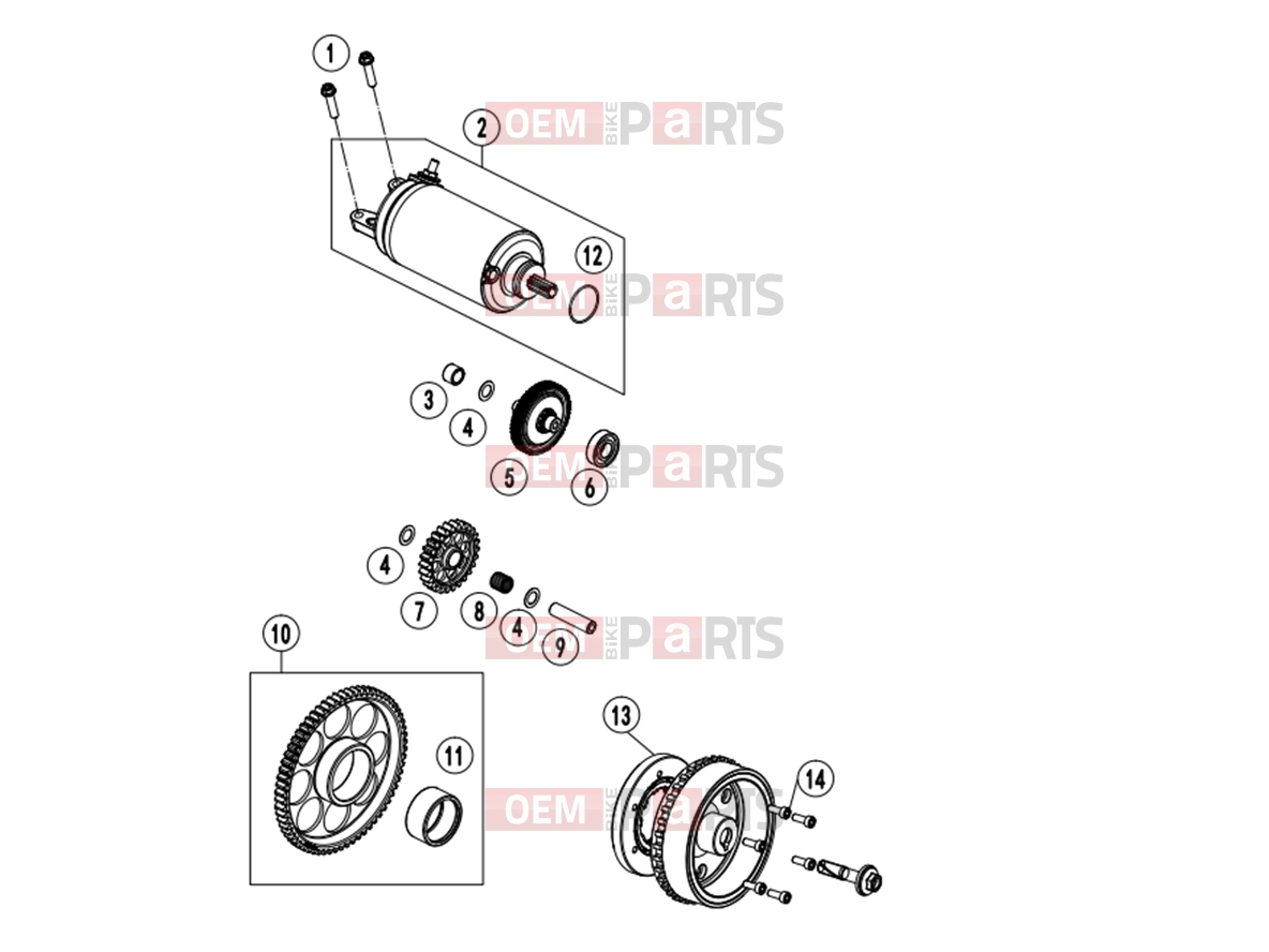 CFMOTO 2024 MOTORCYCLE 800 MT (CF800-5 EXPLORE [EU5] ) STARTER - E09
