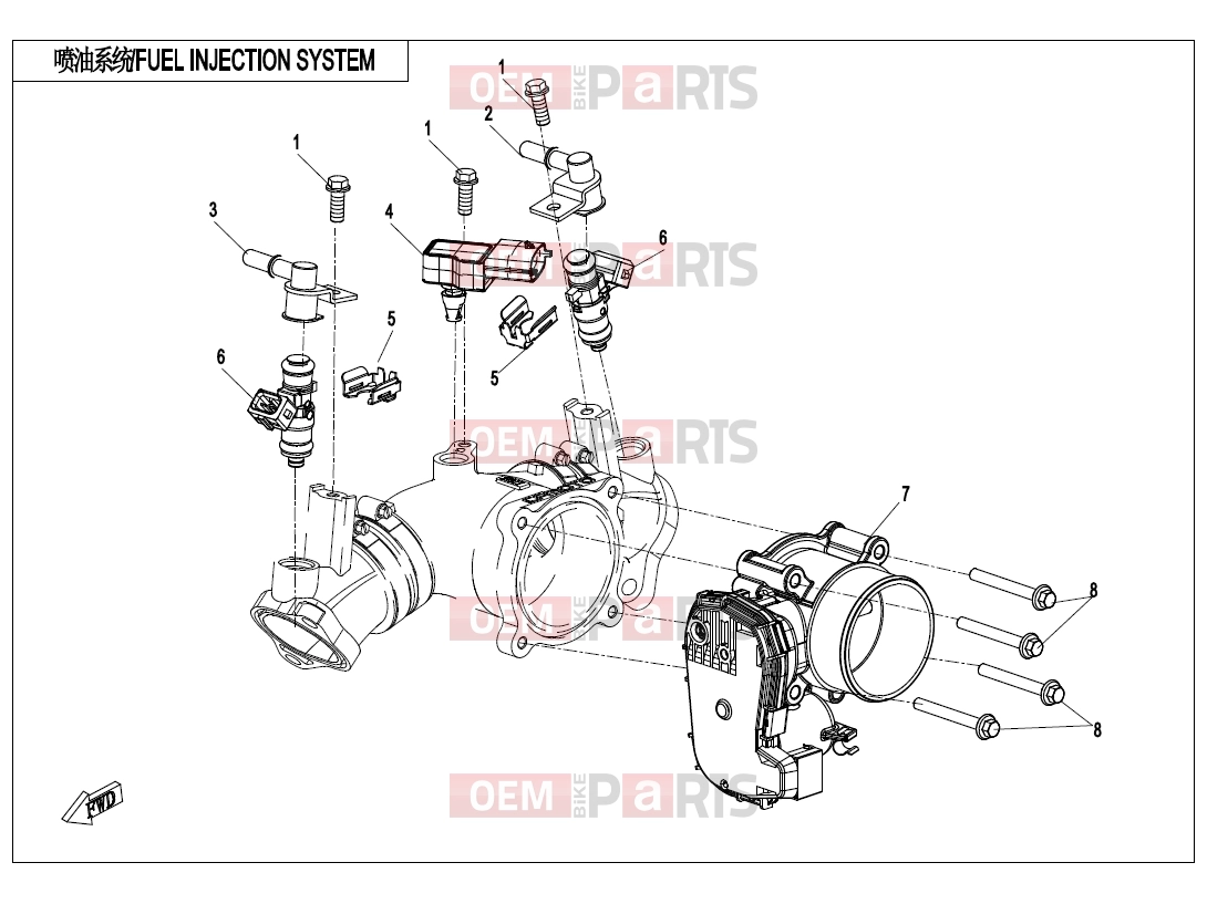 CFMOTO 2023 UTV UFORCE 1000 (CF1000UTR-5) FUEL INJECTION SYSTEM - E17
