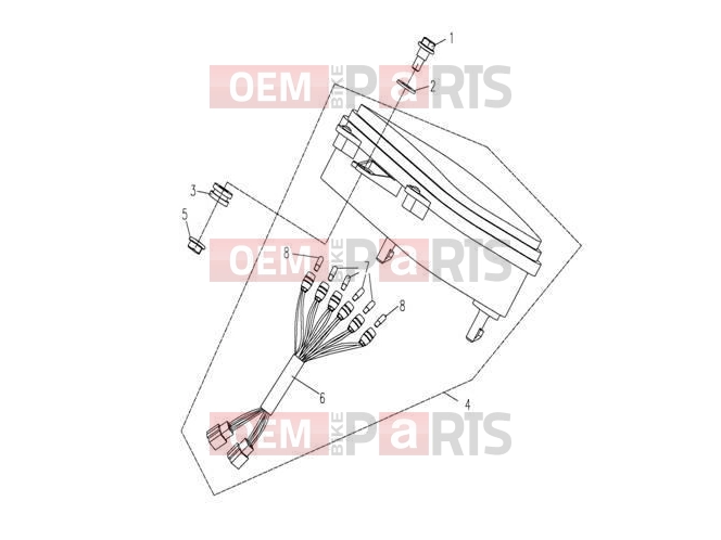 CFMOTO 2015 UTV RANCHER 500 (CF500-3) DASHBOARD