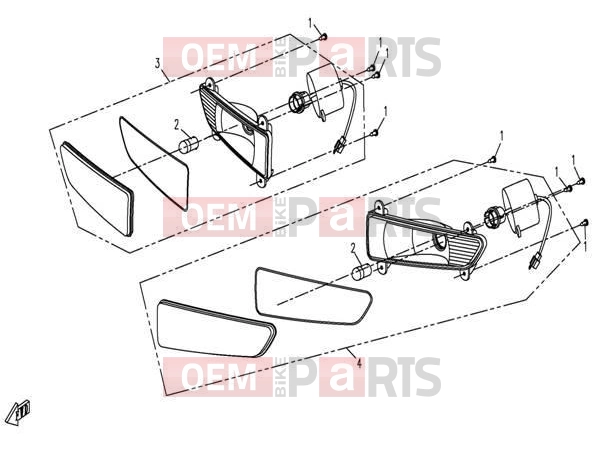 CFMOTO 2015 UTV RANCHER 500 (CF500-3) FRONT TURN LIGHT