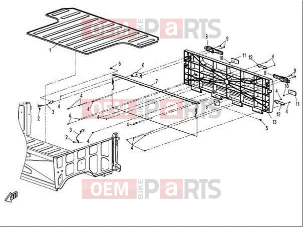 CFMOTO 2011 UTV UFORCE 600 (CF600-5) DUMP BOX II