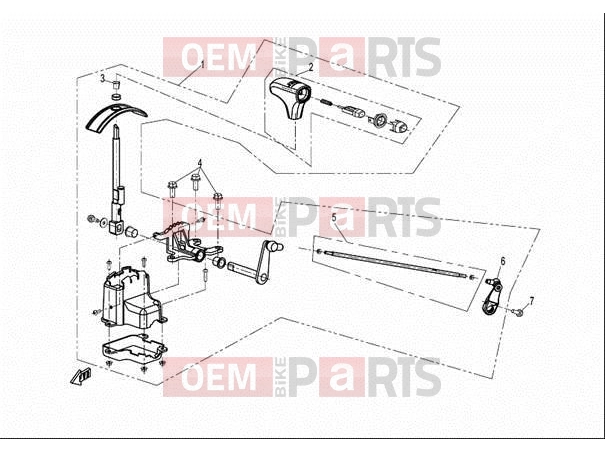 CFMOTO 2011 UTV UFORCE 600 (CF600-5) TRANSMISSION