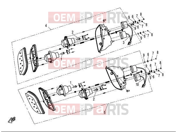 CFMOTO 2013 UTV UFORCE 600 (CF600-5) HEADLIGHT