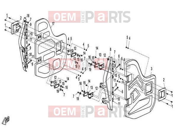 CFMOTO 2013 UTV UFORCE 600 (CF600-5) SIDE DOOR