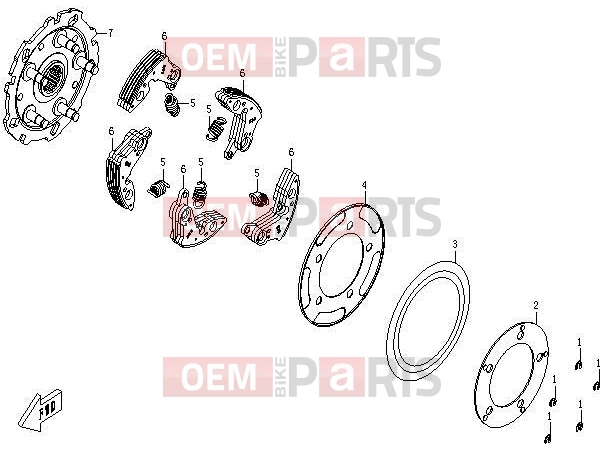 CFMOTO 2013 UTV UFORCE 600 (CF600-5) CLUTCH ASSY. - E18
