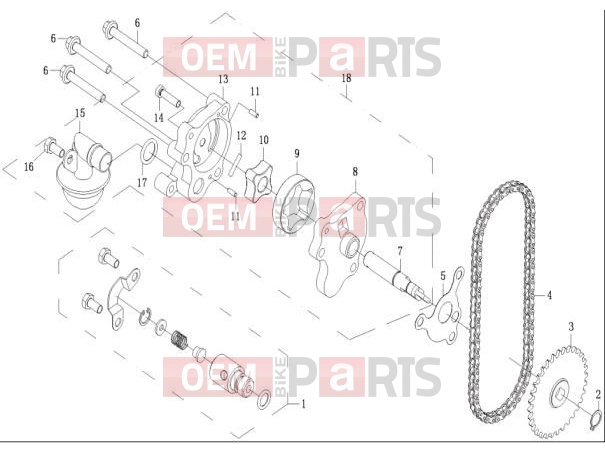 CFMOTO 2013 UTV UFORCE 600 (CF600-5) OIL PUMP - E22