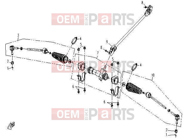CFMOTO 2014 UTV UFORCE 600 (CF600-5) STEERING SYSTEM II