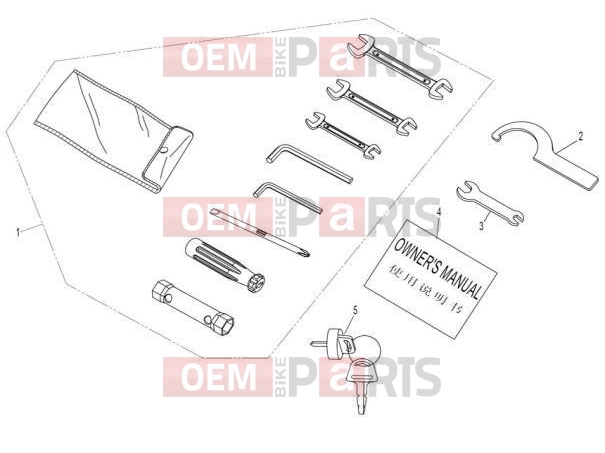 CFMOTO 2014 UTV UFORCE 600 (CF600-5) TOOLS