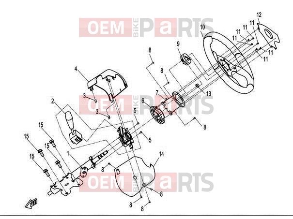 CFMOTO 2015 UTV UFORCE 600 (CF600-5) STEERING SYSTEM(I)