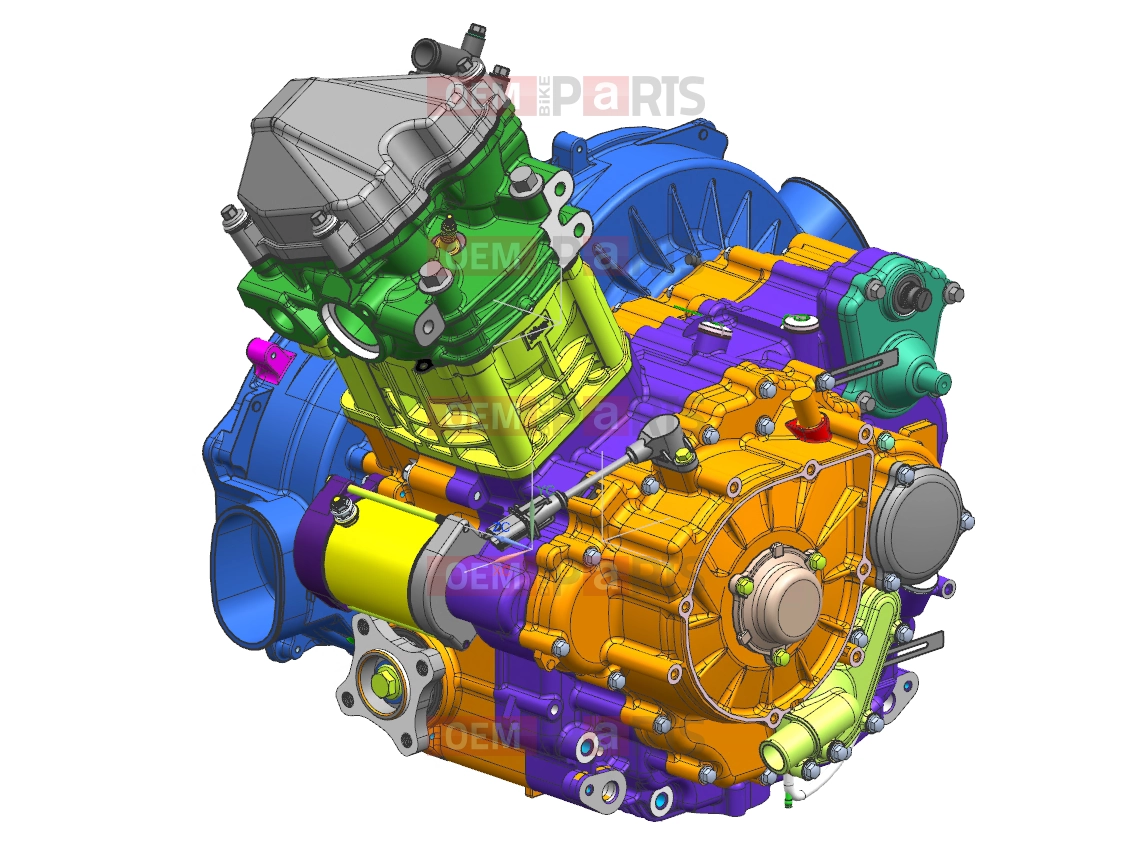 CFMOTO 2021 UTV UFORCE 600 (CF600UTR [T1b] ) 191S-U6 ENGINE - E00