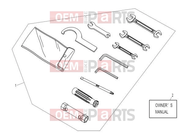 CFMOTO 2013 SSV ZFORCE 600 (CF600-3) TOOLS