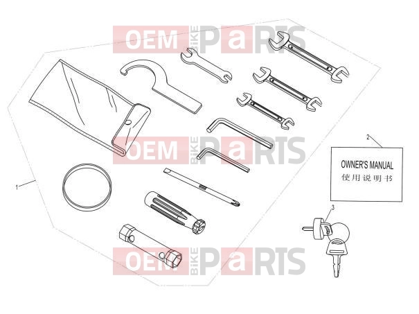 CFMOTO 2016 SSV ZFORCE 600 (CF600-3) TOOLS