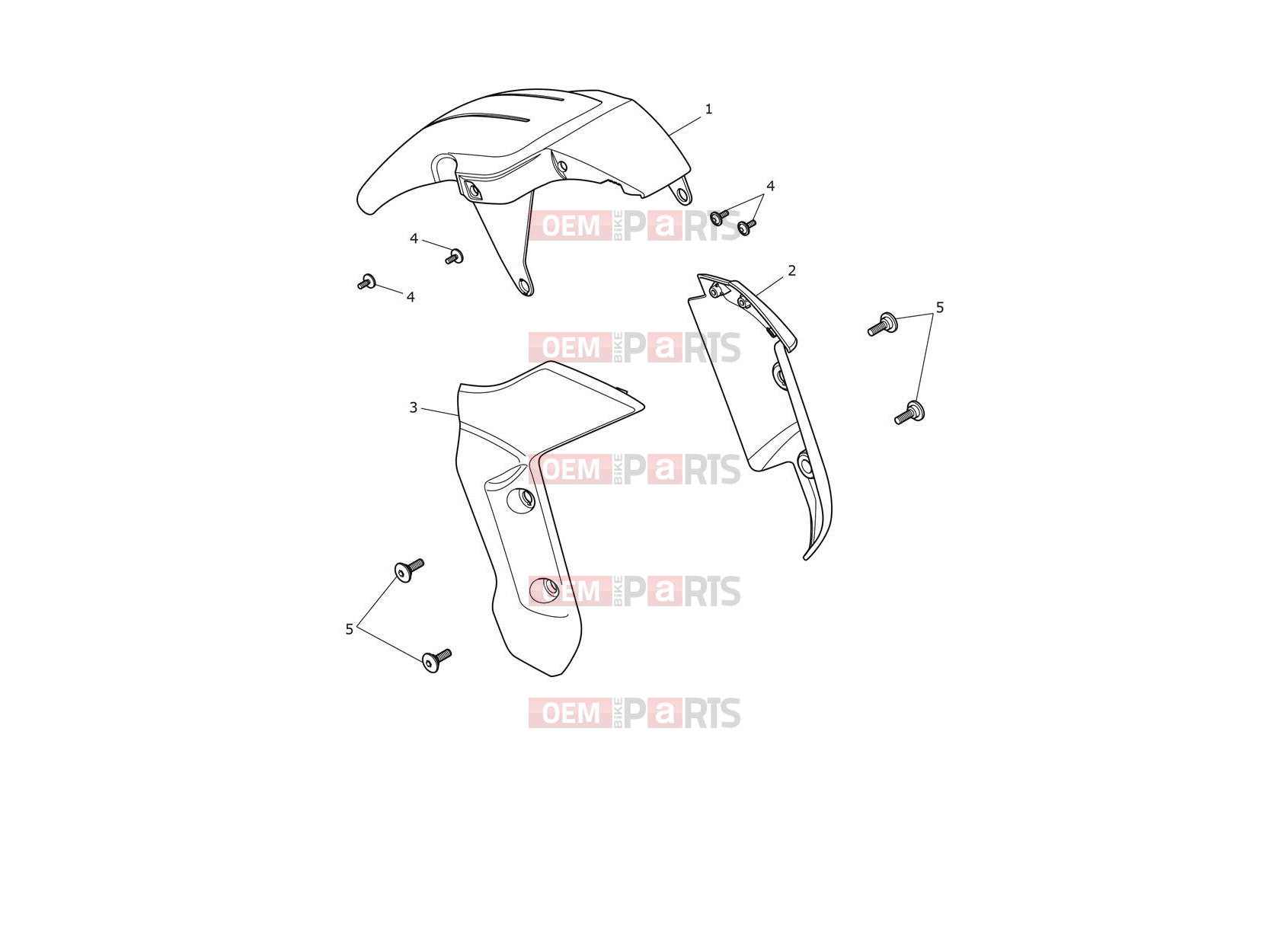 Triumph 2026 TRIDENT 660cc CN4040 > Front Mudguard